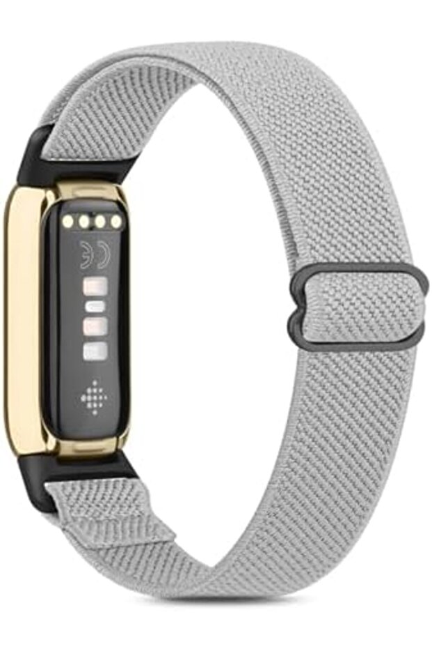 Nylon Band For Fitbit Luxe Bands for Women Men -Grey