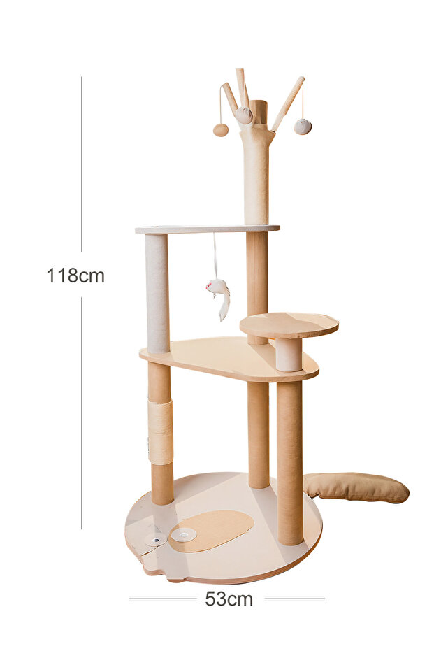Cat Climbing Frame Cat Tree Cat Scratching Posts Cat Tower - 7