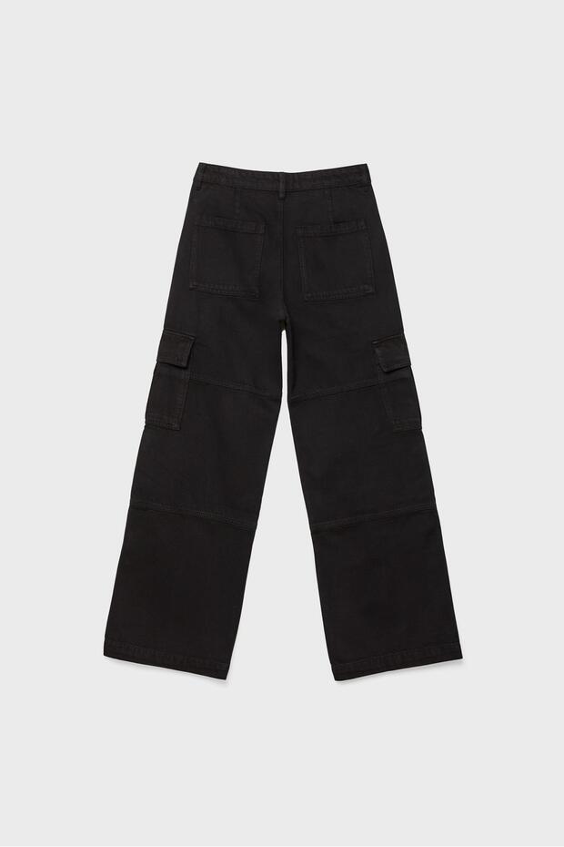 Düz Paça Kargo Pantolon - 6