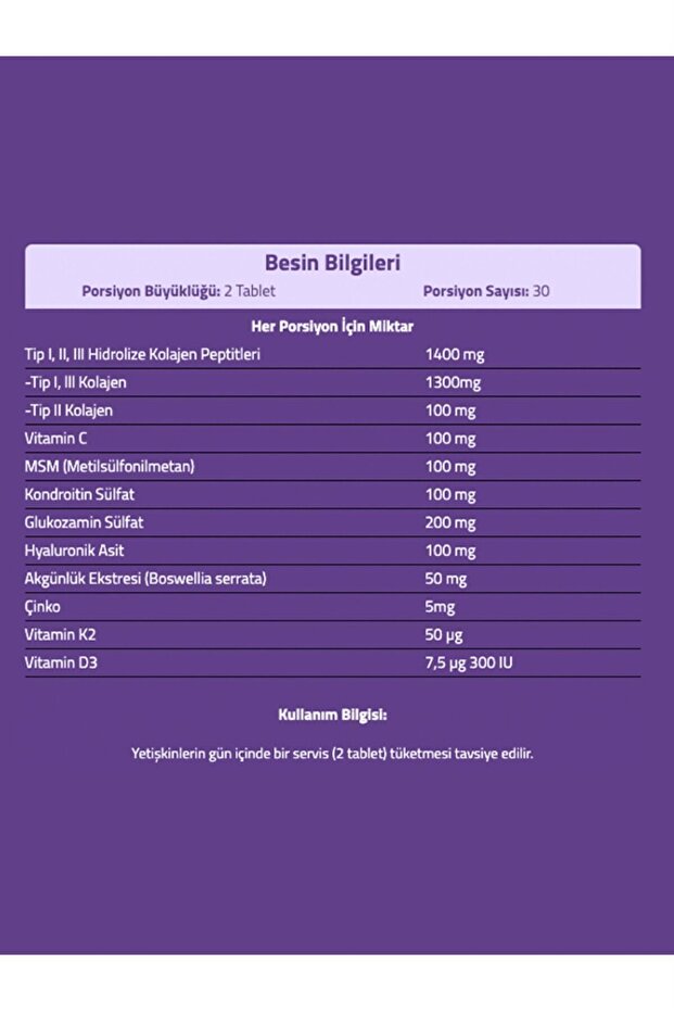 Fxone Tip I-ıı-ııı Collagen 60 Tablet 3 Adet - 4