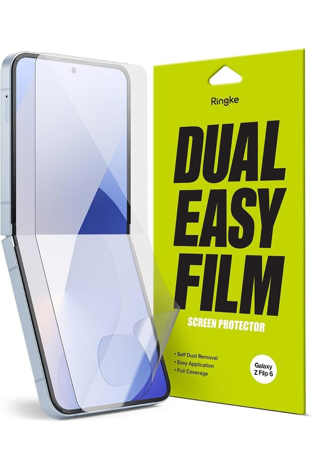 Samsung Galaxy Z Flip7 FE / Galaxy Z Flip 6 Screen Protector | Dual Easy Film | 2 Pack