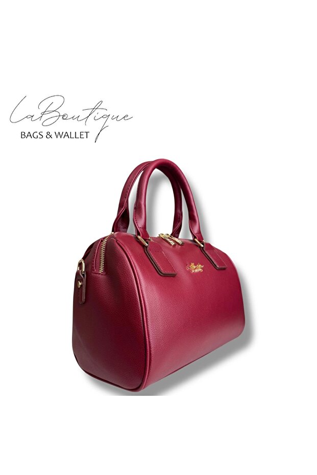 حقيبة إل بي 2508 بلون الكرز - 5