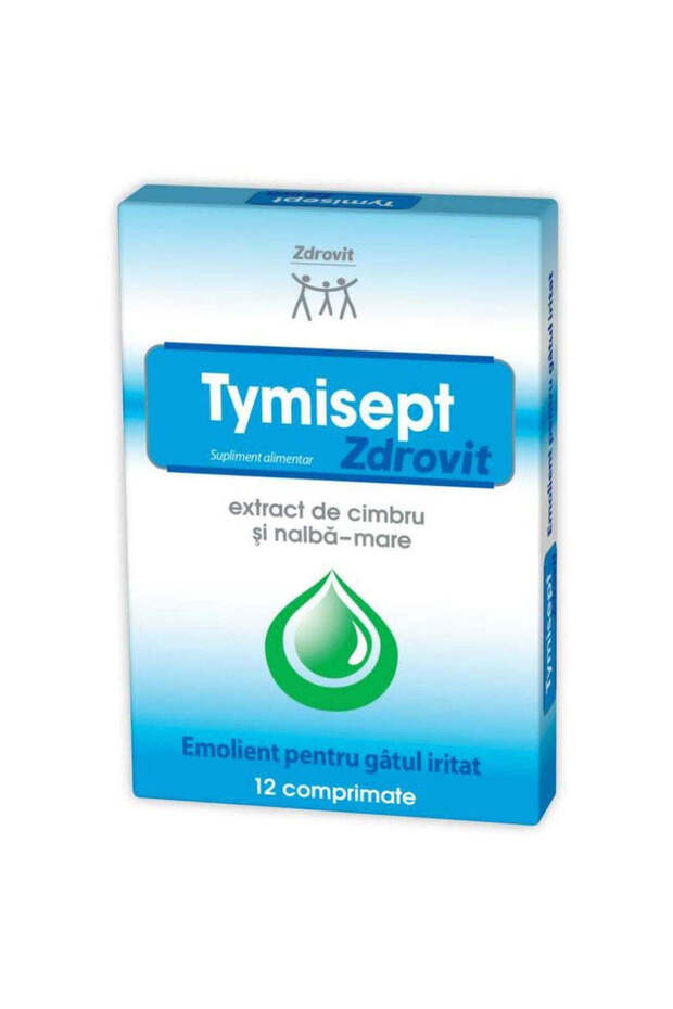 Tymisept, 12 Comprimate, Zdrovit