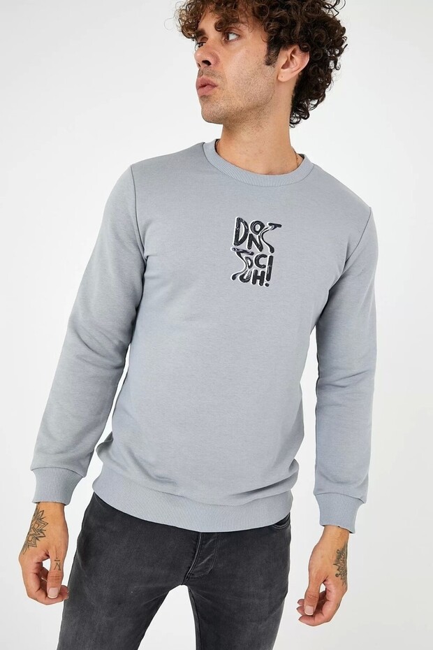 Dont Thac Me Baskılı Sweat - 4