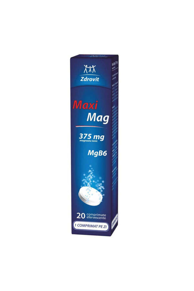 Maximag, 20 Comprimate Efervescente, Zdrovit - 1