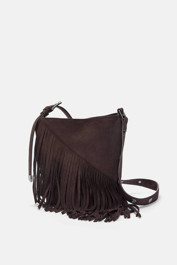 Püsküllü çapraz askılı çanta - 2