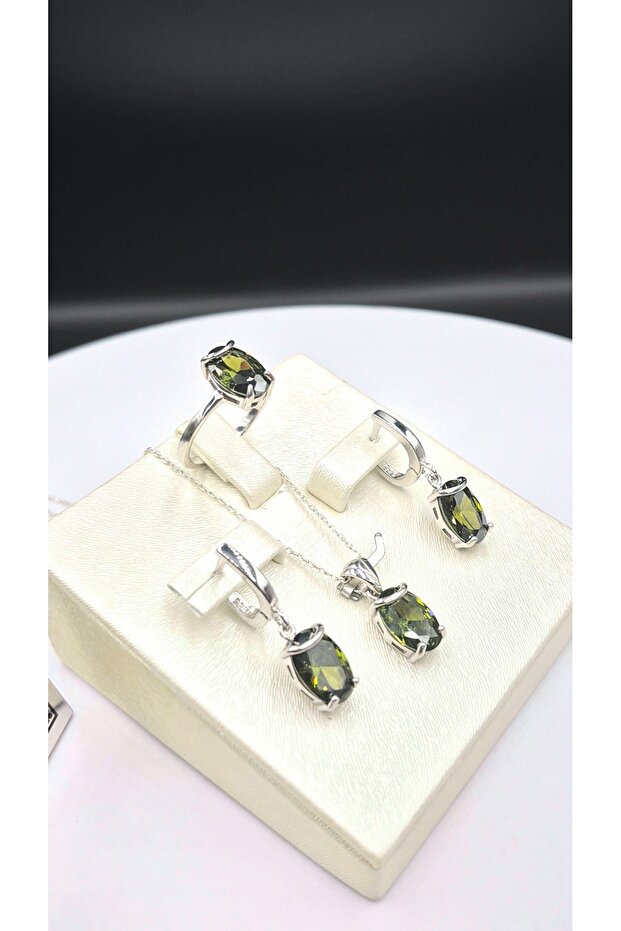 925 Ayar Kadın Gümüş Set - 3