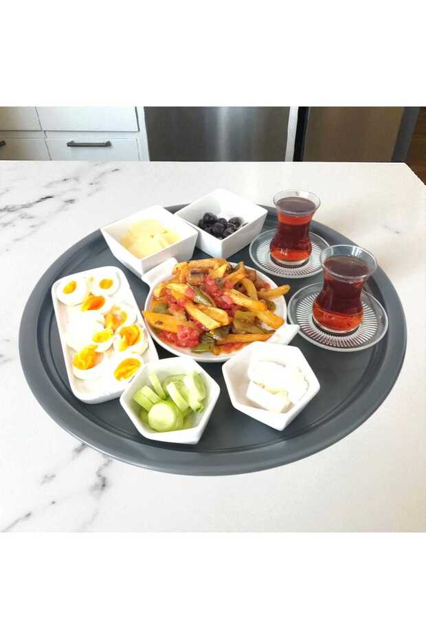 Stainless Steel Floor Tableware 45 cm Tableware Food Tray Breakfast Tray