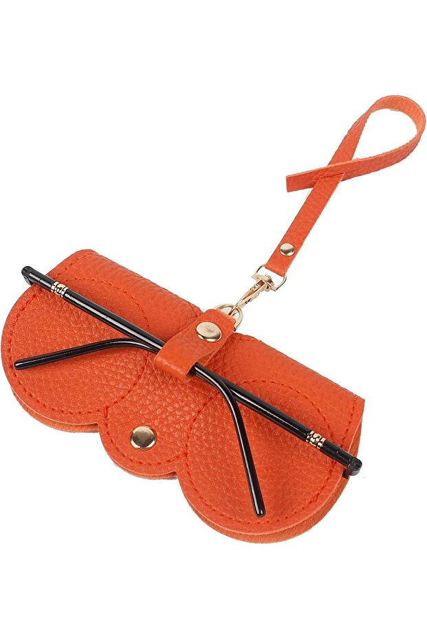 Portable Soft Leather Glasses Case