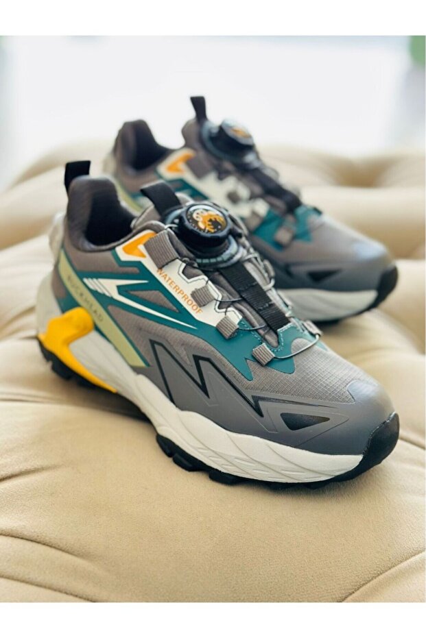 Boys' Waterproof Smart Lace-Up Sports Shoes Waterproof Shoes