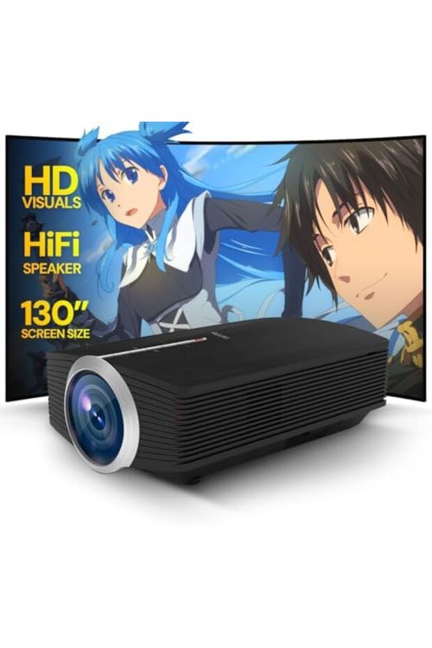 Mini Projector |2000 Lumens Full HD 1080P Supported Portable Projector