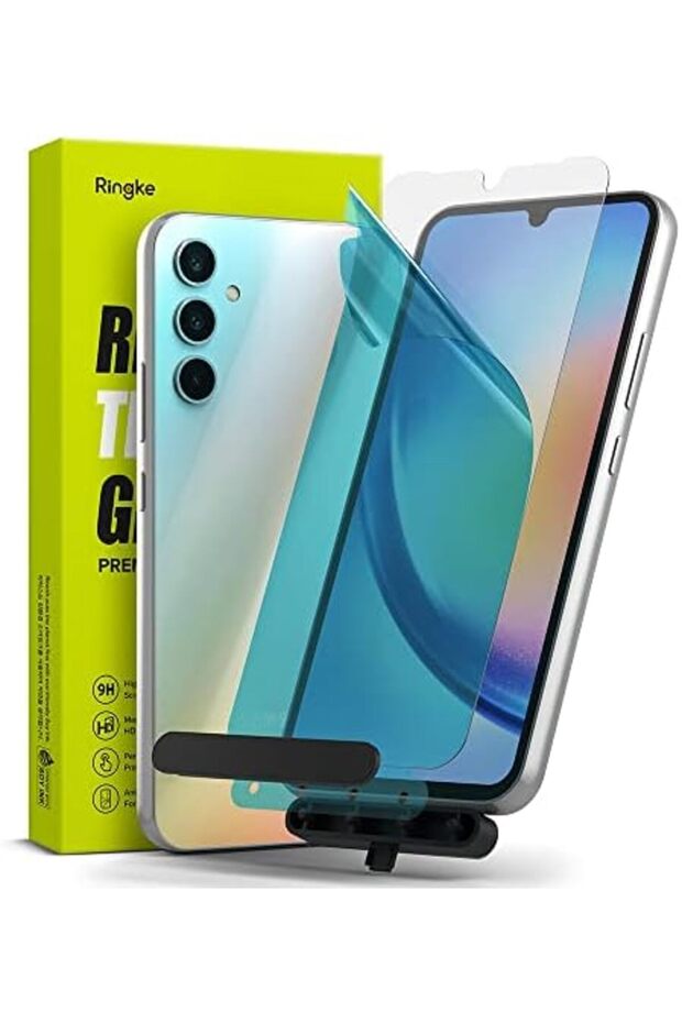 Samsung Galaxy A34 Screen Protector | Full Cover Tempered Glass Protector | Pack Of 2