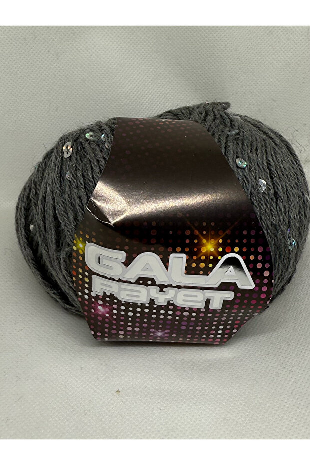 Gala Sequin Gray (Silver Sequin) 50 Gr/125M X10 Pieces Yumak