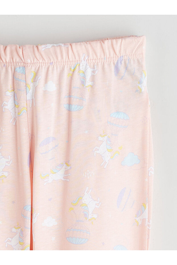 Gömlek Yaka Baskılı Kız Çocuk Pijama - 8