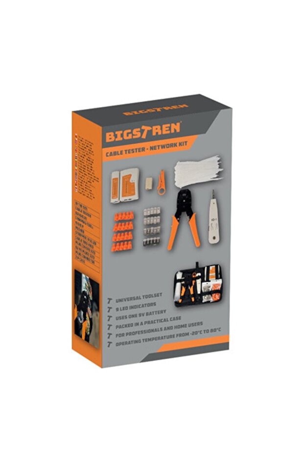 Cable Tester - Bigstreen Network Kit - 3