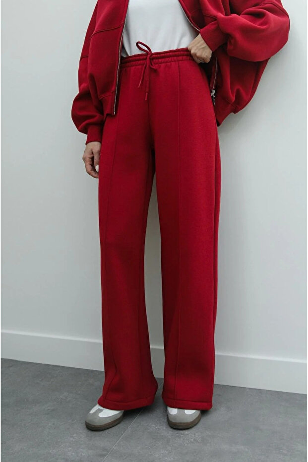 Kırmızı Eşofman Takımı - 8001 - 4