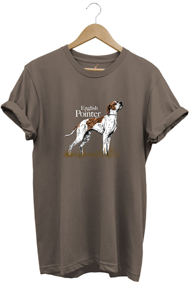 Hunting Hunting English Pointer Hunting Dog Printed 100% Cotton Regular Fit Unisex T-Shirt