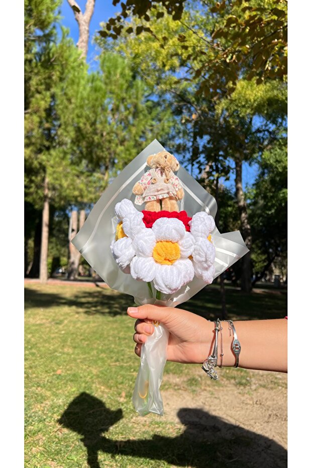 ÖRGÜ GÜL BUKETİ - 1