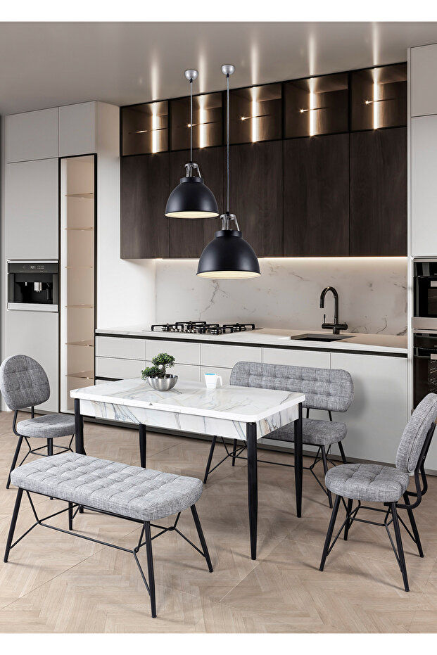 Peru Mutfak Masa Bench Takımı - 1