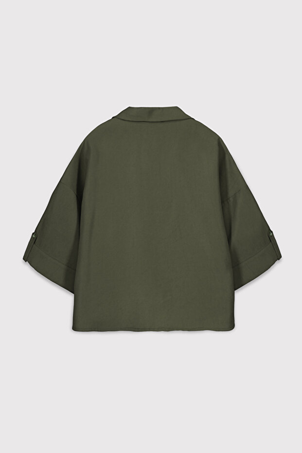 Modal V Yaka Gömlek - 2