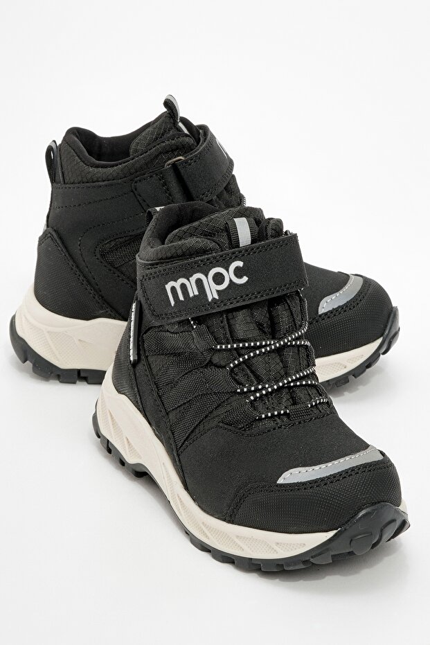 Erkek Çocuk Siyah Su Geçirmez Anatomik Günlük Bot - 3