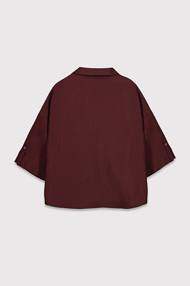 Modal V Yaka Gömlek - 2