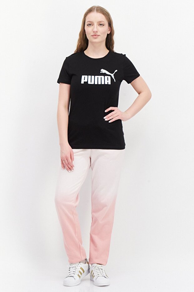 Women Sportswear Fit Short Sleeve Training T-Shirt, Black - 2