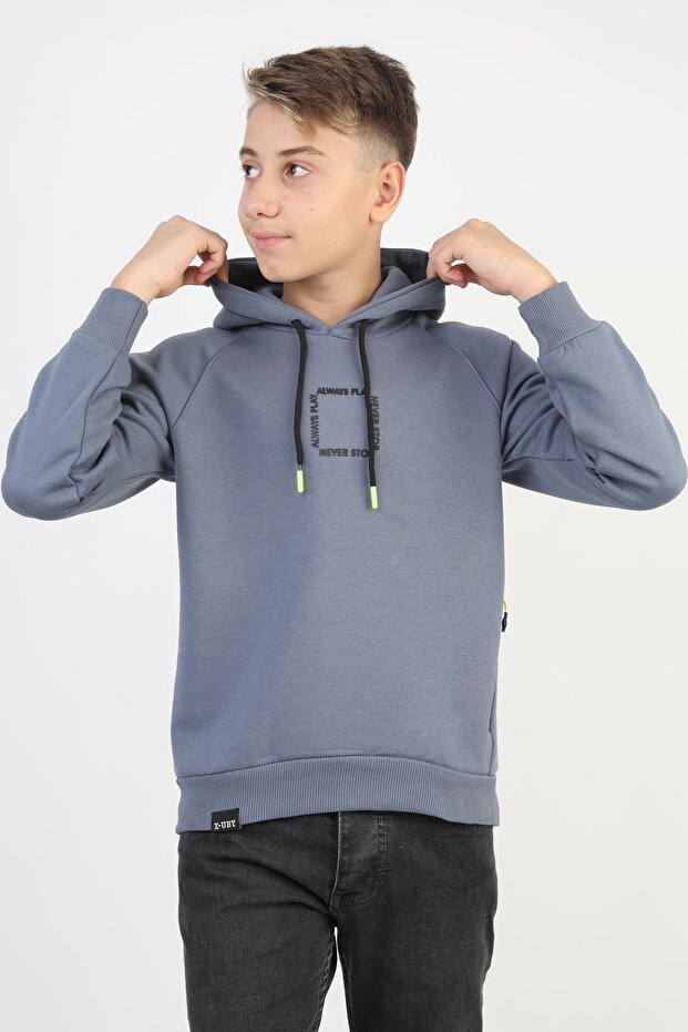 Children's Cotton Hooded Sweatshirt