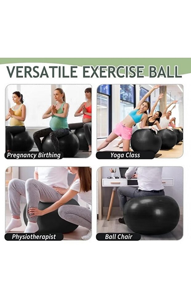 65cm Yoga Ball 4 Pieces