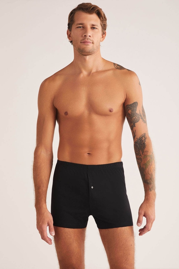 Adrian Erkek %100 Pamuklu 2'Li Boxer Set - 2