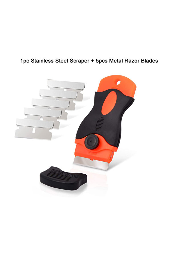 OE with 5 Blades Scraper for Car Glass with Blades Window Glass Glue Sticker Remover Razor Blade Scr