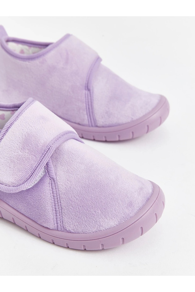 LCW STEPS Lila Cırt Cırtlı Kız Çocuk Panduf - 3