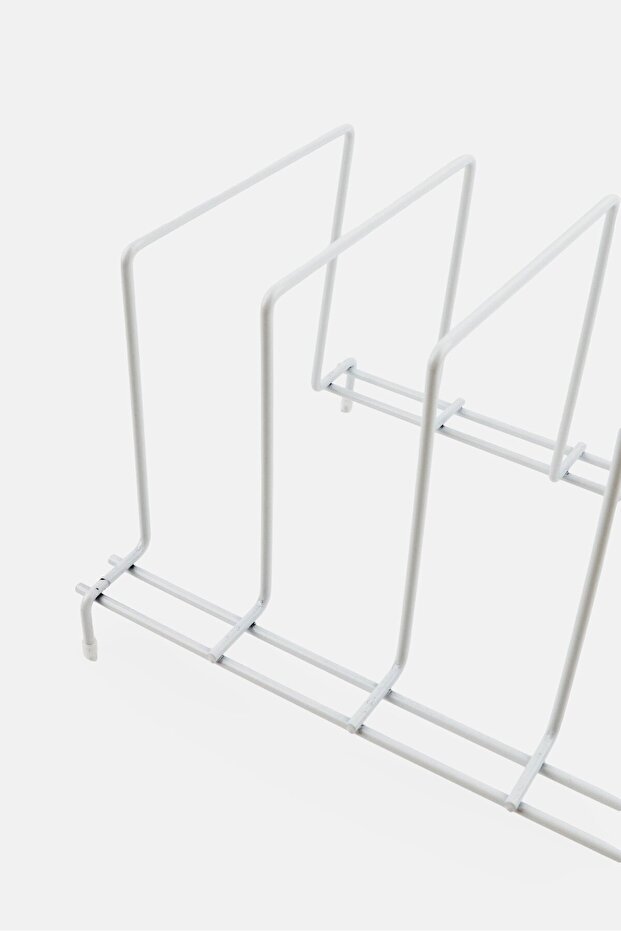 رف منظم للمطبخ، أبيض - 3