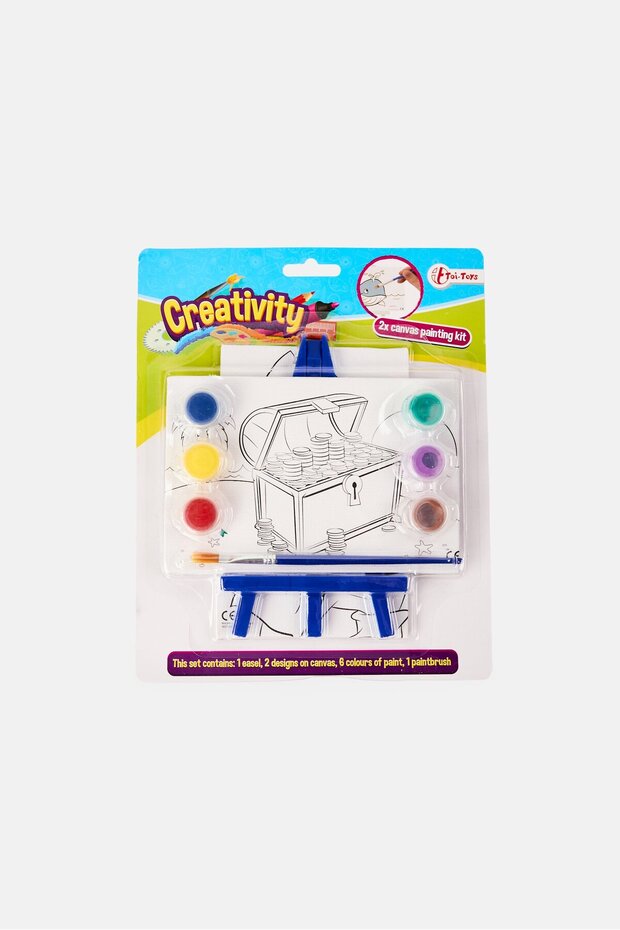 Mini Creativity Canvas Painting Kit, Assorted - 1