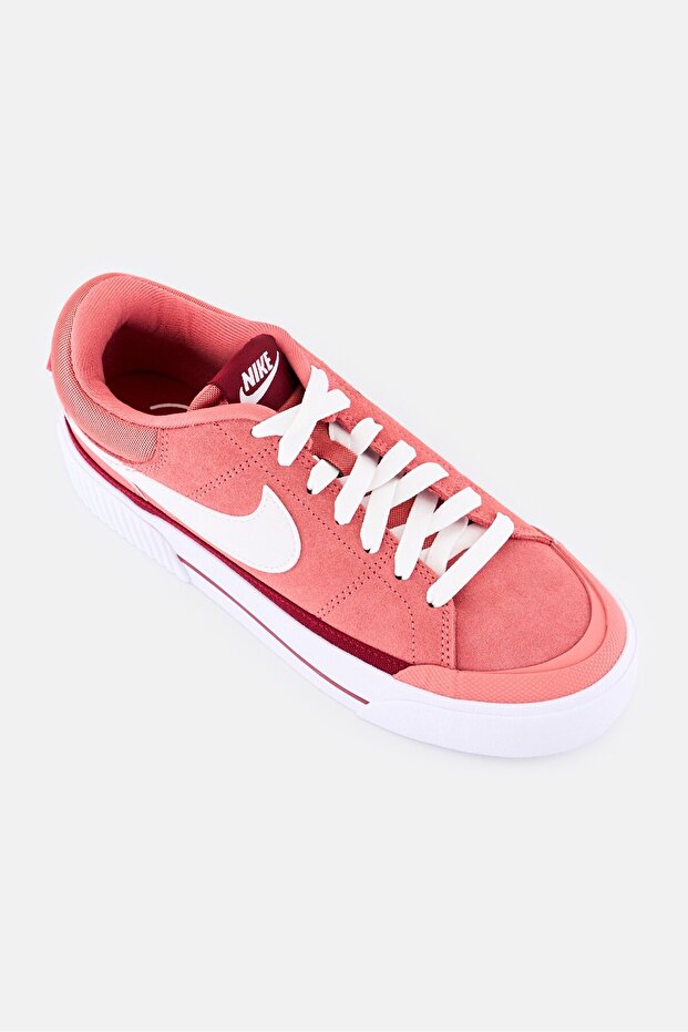 Women Court Legacy Lift Lace Up Outdoor Shoes, Red