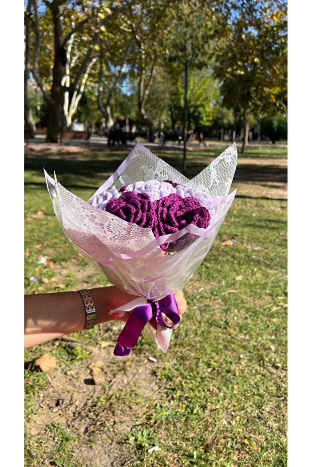 ÖRGÜ ÇİÇEK BUKETİ - 3