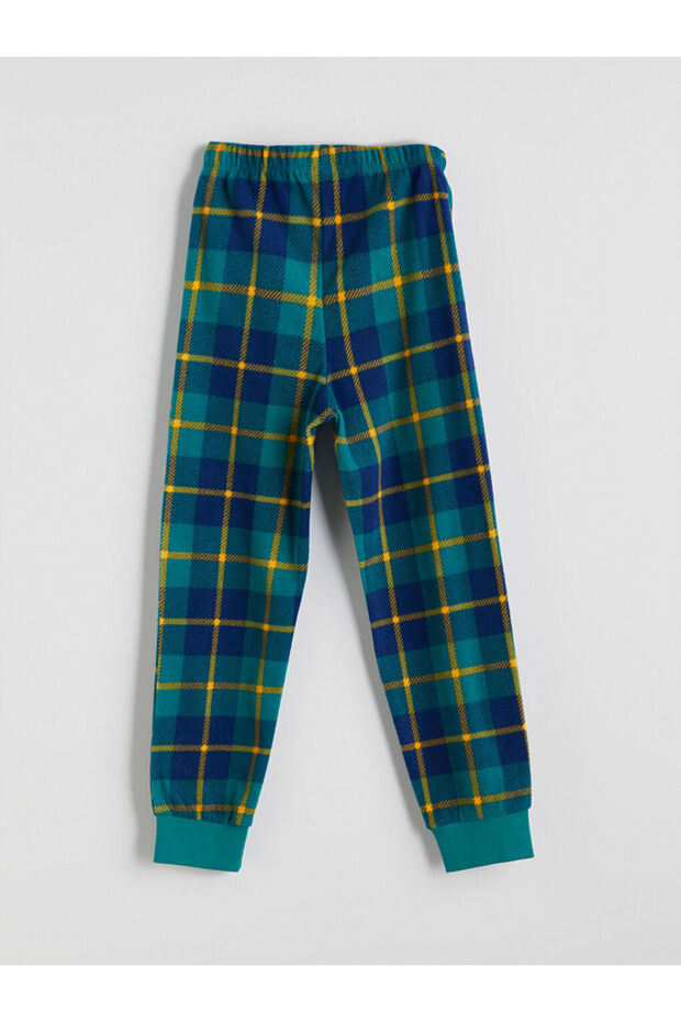 Bisiklet Yaka Polar Erkek Çocuk Pijama - 7