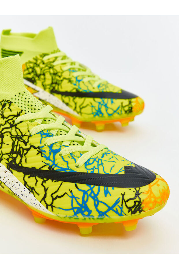 Sari Bağcıklı Erkek Çocuk Krampon - 4