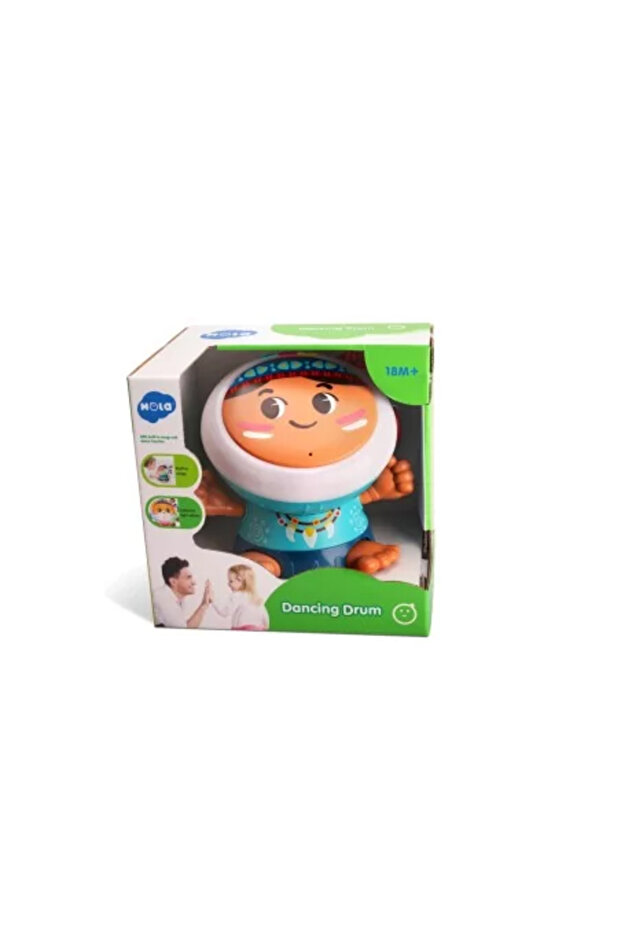 MODRÁ TANEČNÍ BUBNOVÁ HRAČKA - 1