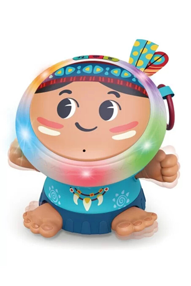 MODRÁ TANEČNÍ BUBNOVÁ HRAČKA - 2