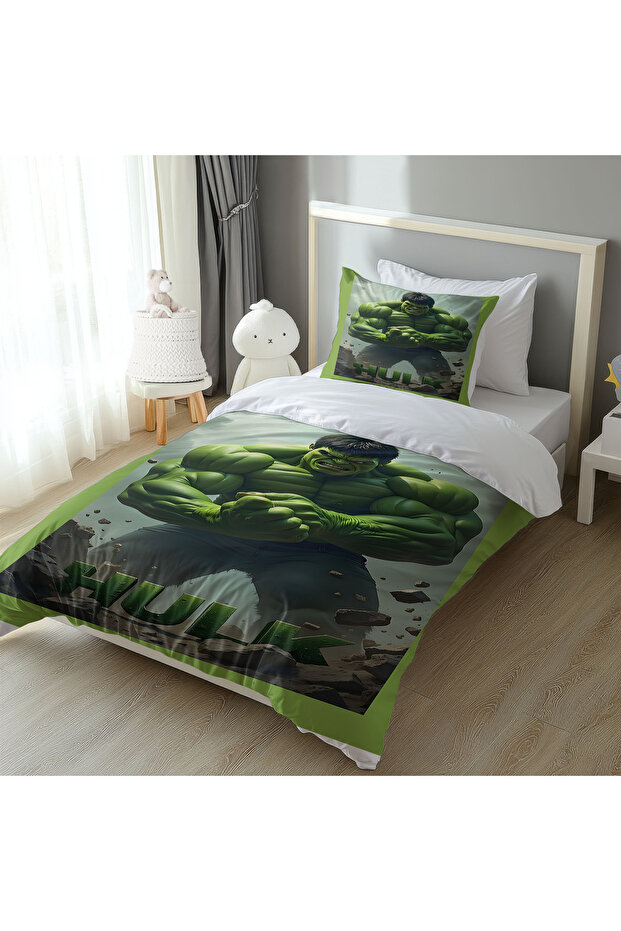 طقم غطاء لحاف للأطفال من HULK