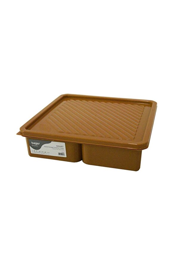 Plastic storage box with 5 compartments - 1