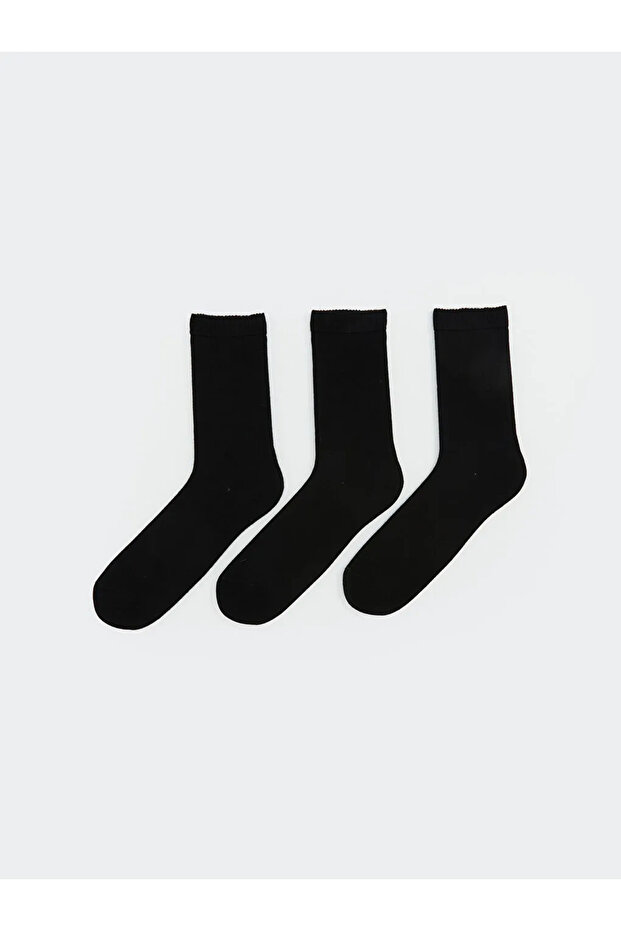 Comfortable Elastic Seamless Bamboo Men's Socks 3-Piece - 2