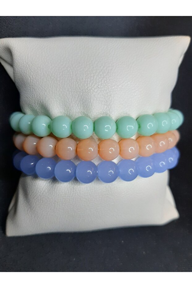 Set of 3 Glass Bead Bracelets - Buy 3 Pay Less Offer