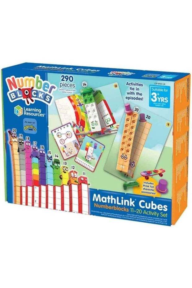 Learning Resources Mathlink Cubes Numberblocks 11-20 Activity Set - 1