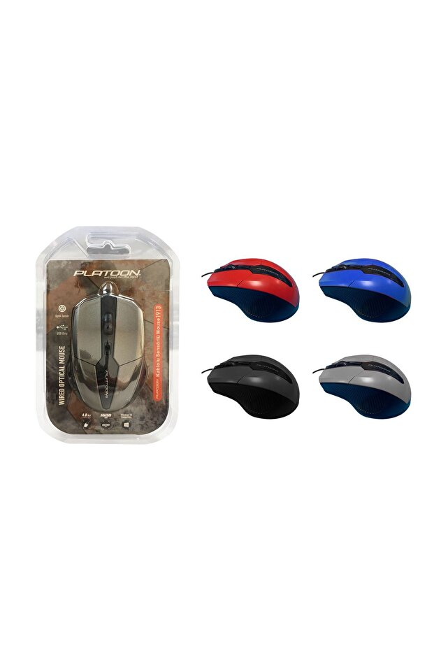 PL-1913 Kablolu 1600DPI Optik Mouse - 1