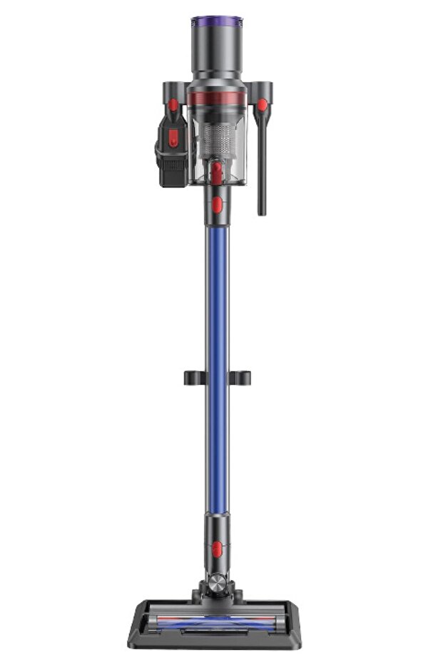 HT-20 Şarjlı Dikey Süpürge - Mavi - 1
