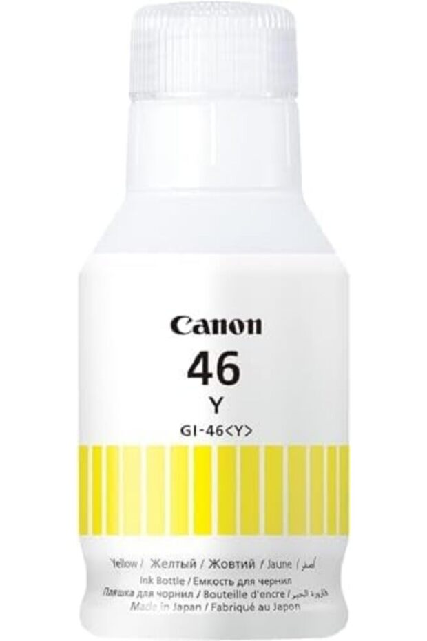 GI-46Y, Yellow Ink Bottle, Prints Up to 14,881 Pages, 135 ml