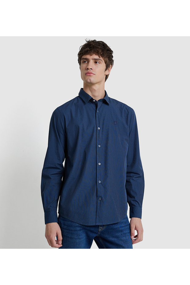 Men's Blue Casual Shirt