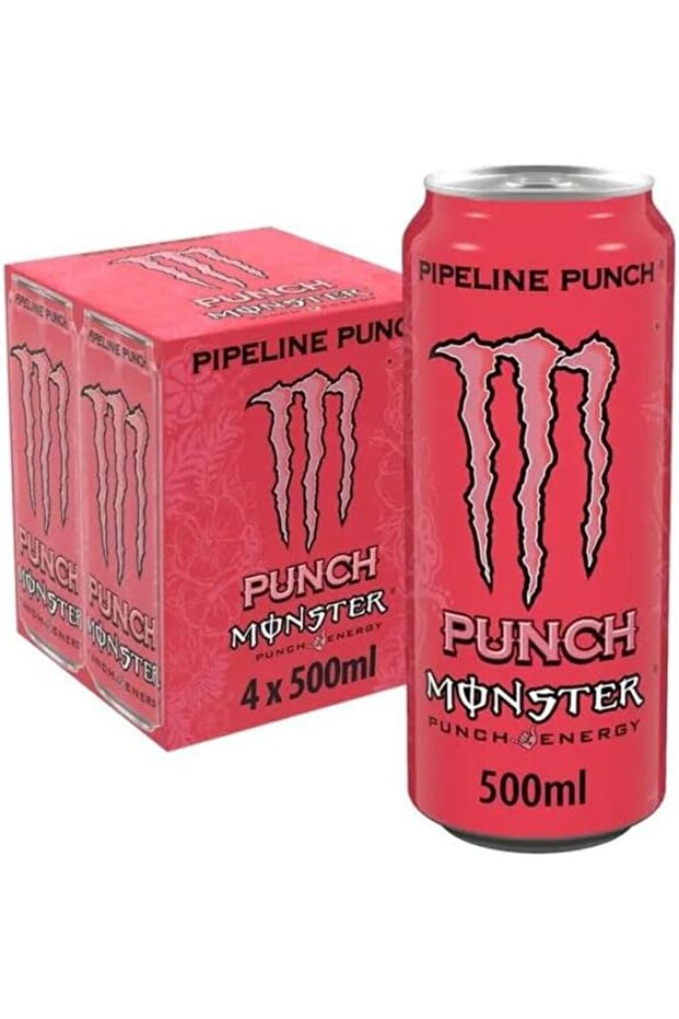 Pipeline Punch Energy Drink, 500ml, Pack of 4